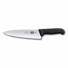 Victorinox Fibrox Chef's Knife, 8" Straight Extra Wide Blade, Black